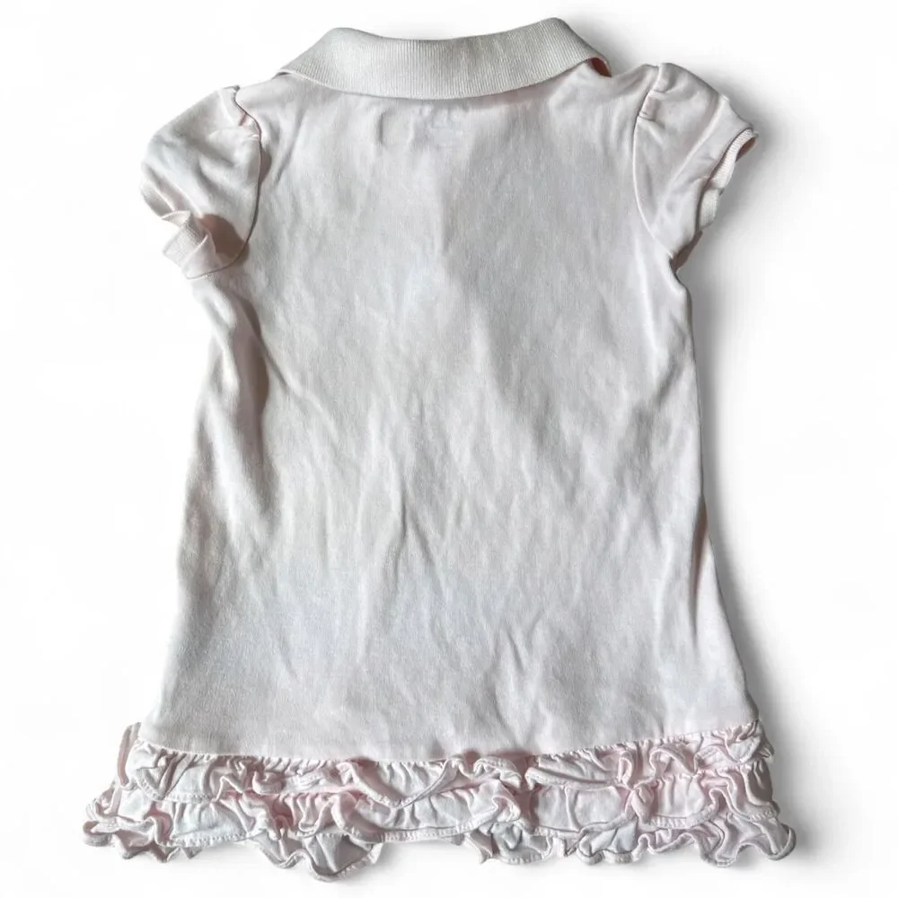 Ralph Lauren Baby Girls Polo Dress & Bloomers Set | Light Pink | 18 Months